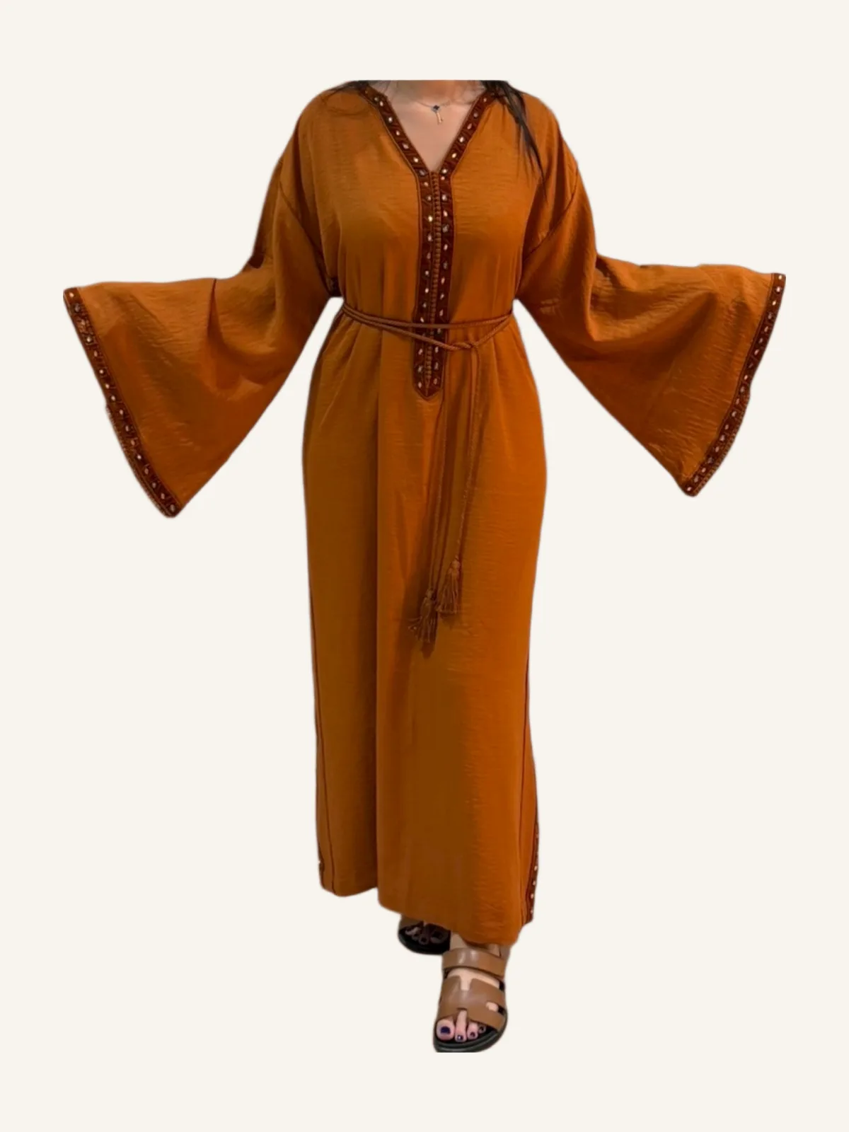 Belted Caftan.