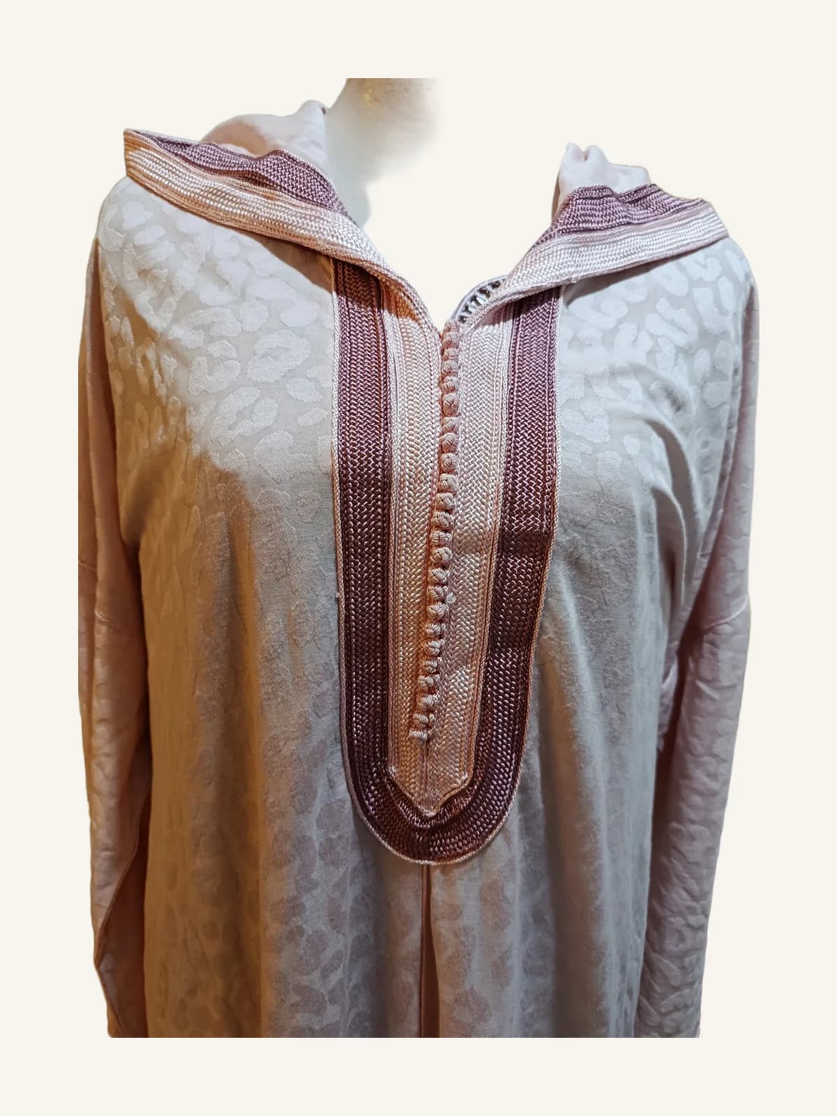 Djellaba with Double Sfifa Trim