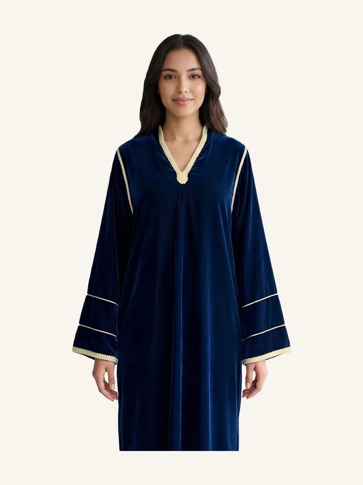 Artisanal Midnight Blue Gandoura