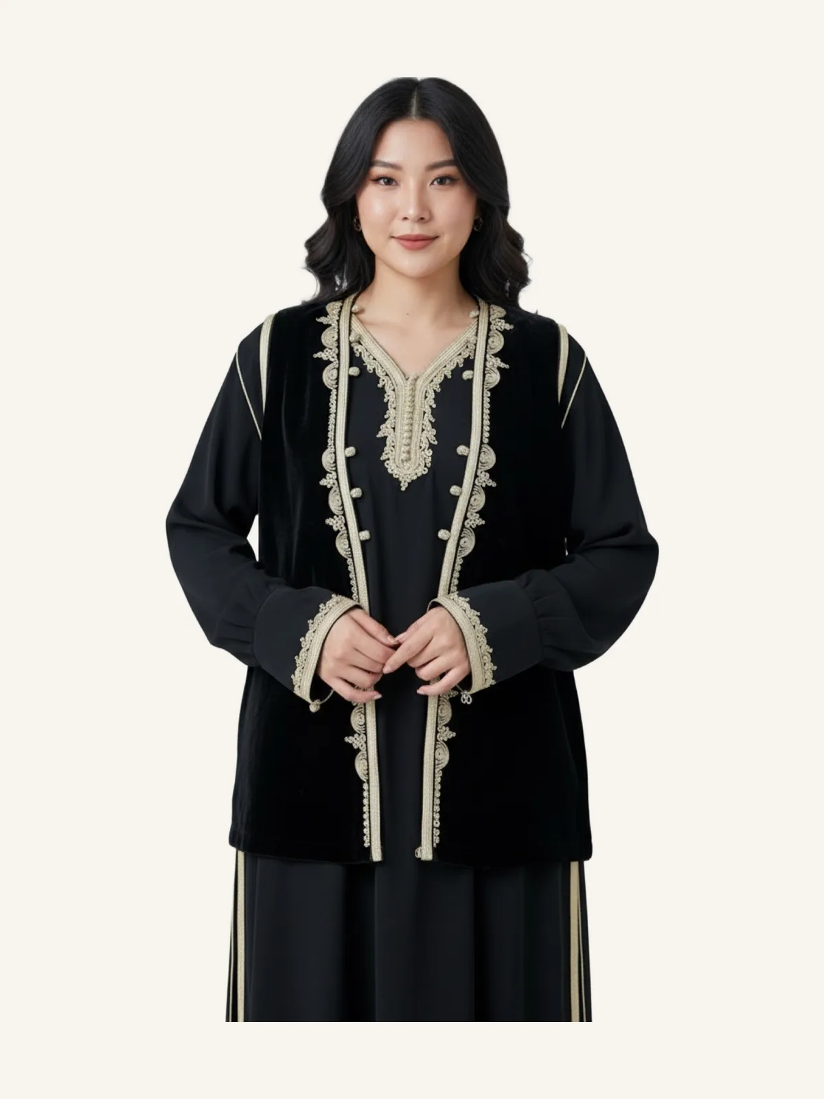 Traditional Shirt and Vest Set