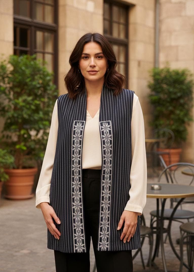 Grey Cashmere Vest