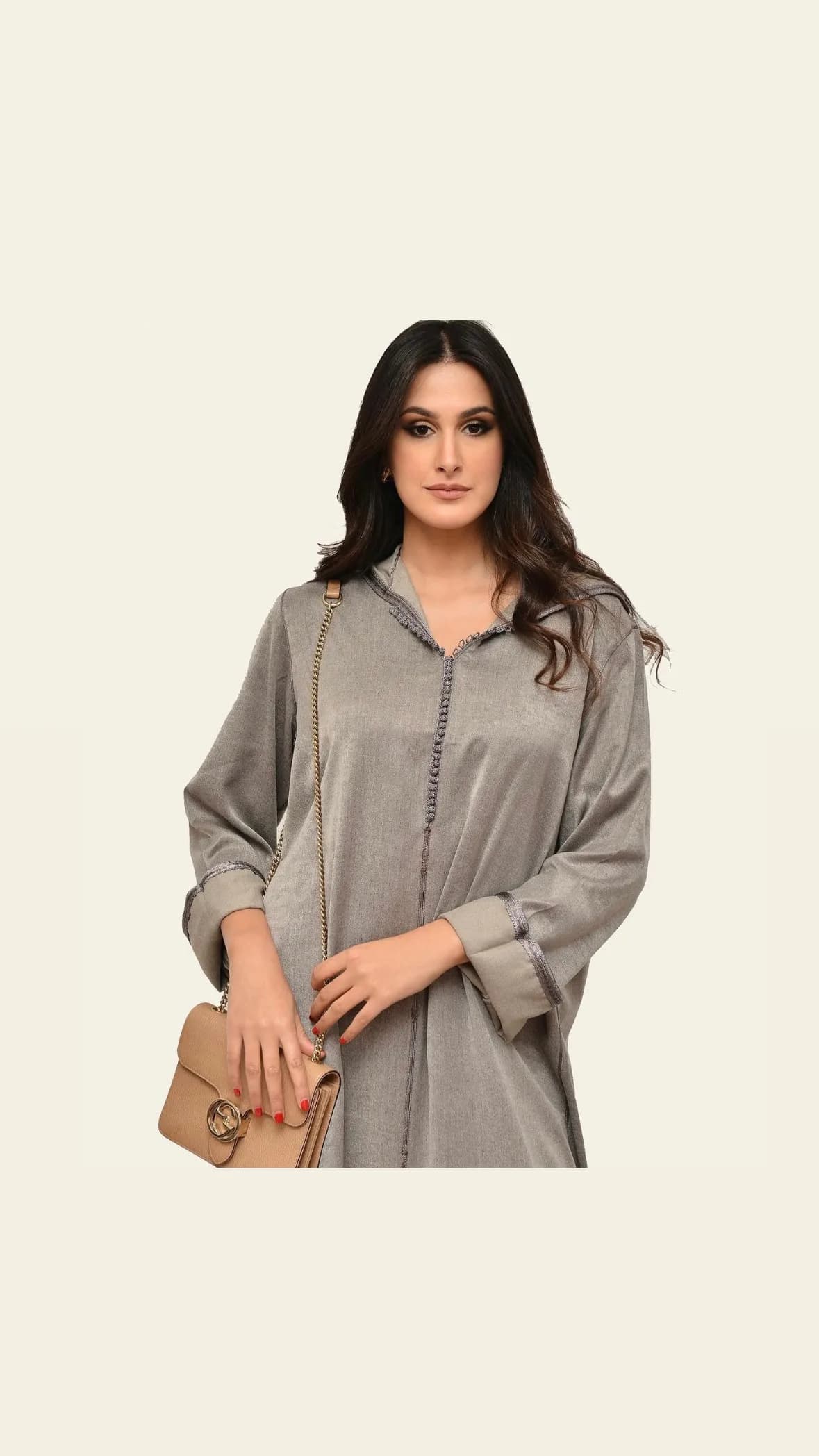 Gray Djellaba