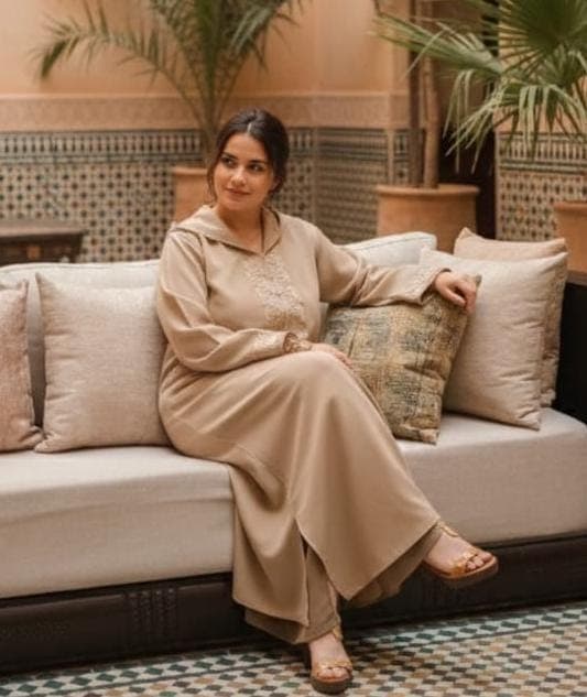 TWO-PIECE DJELLABA