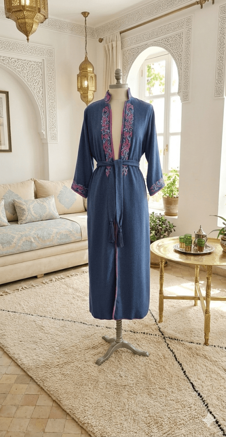 Long Moroccan Kimono