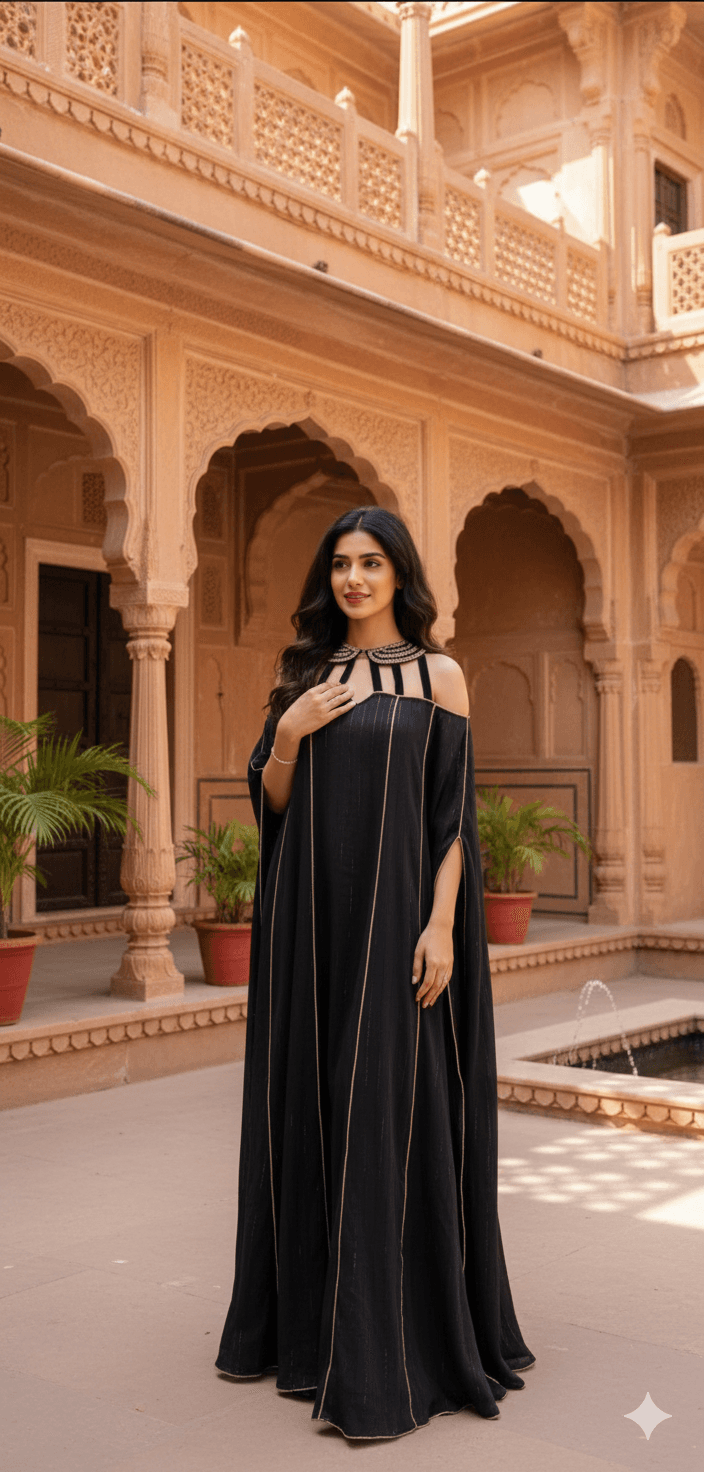 Diana DRESS IN BLACK