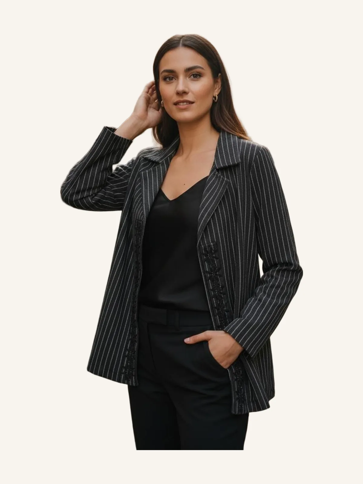 Black Cashmere Jacket