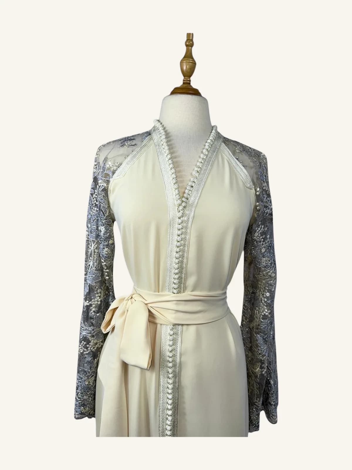 A Beautiful Warm White (Ivory) Caftan