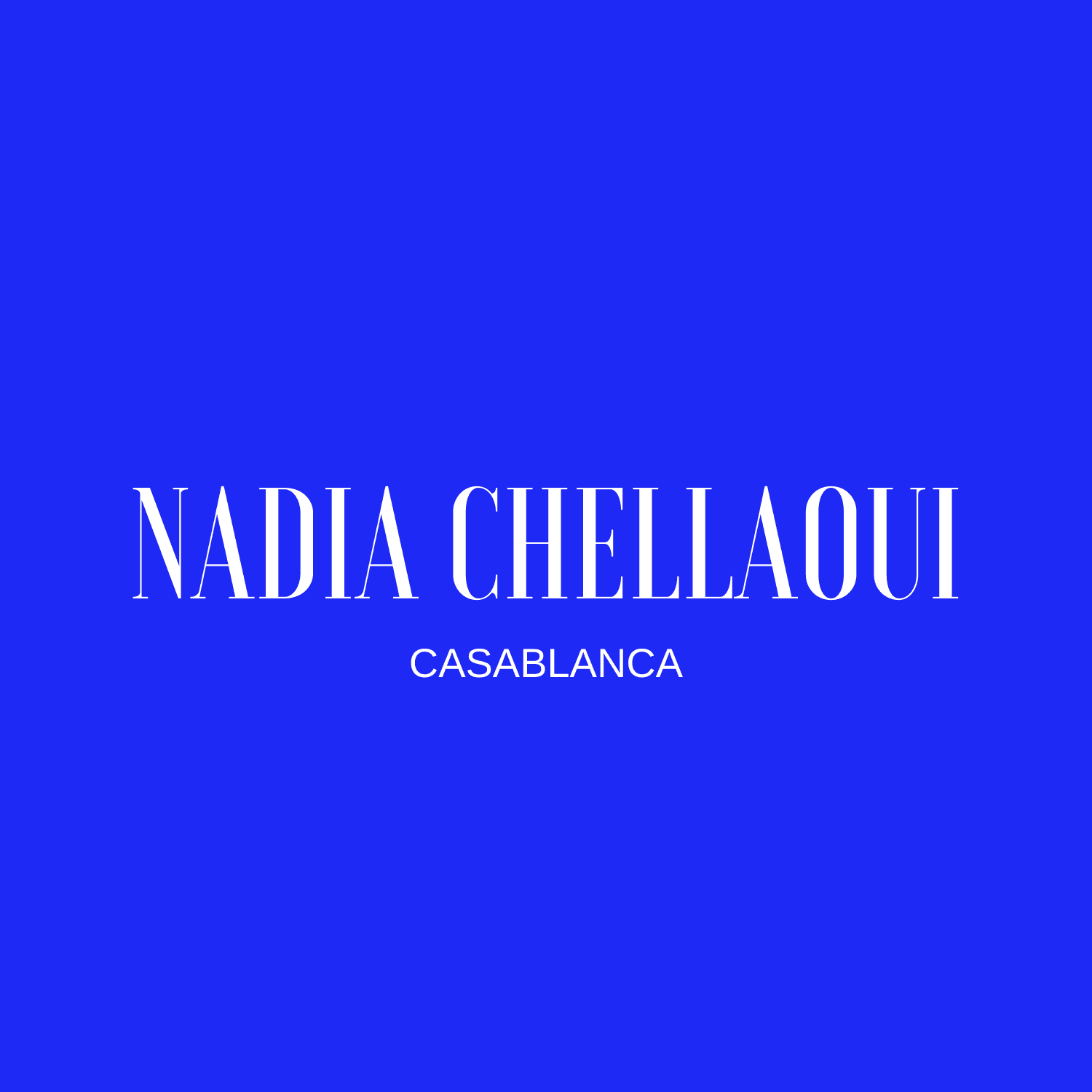 NADIA CHELLAOUI